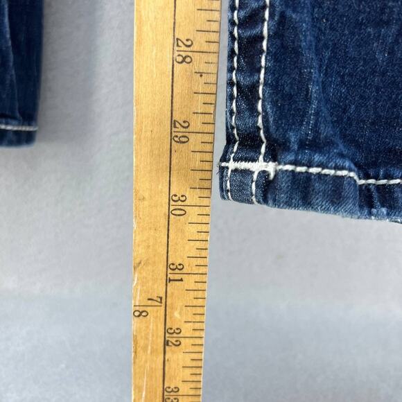 Miss Me Women's Skinny Jeans Size 26 (2) Angel Wings Biker Moto Bling School - Picture 14 of 15